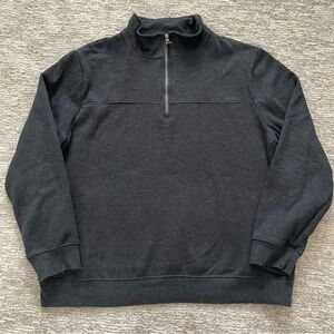 Victory Sportswear Men’s Size 2XL Fleece 1/4 Zip Pullover Vintage Dark Gray
